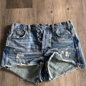 Universal Thread Sky Blue Denim Mini Shorts